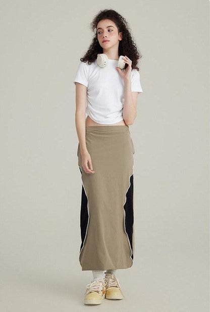 220GSM Ruched Crop Tee