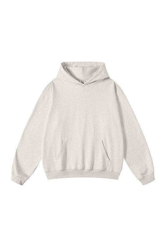 445G Solid Basic Hoodie