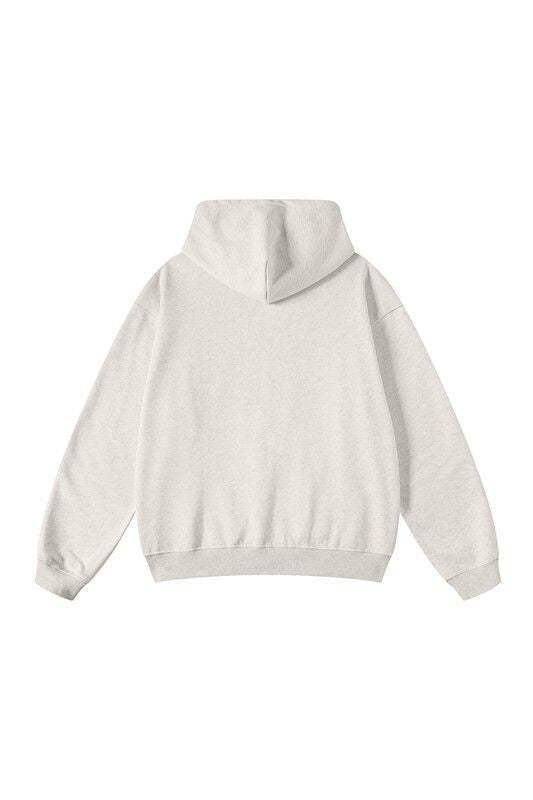445G Solid Basic Hoodie