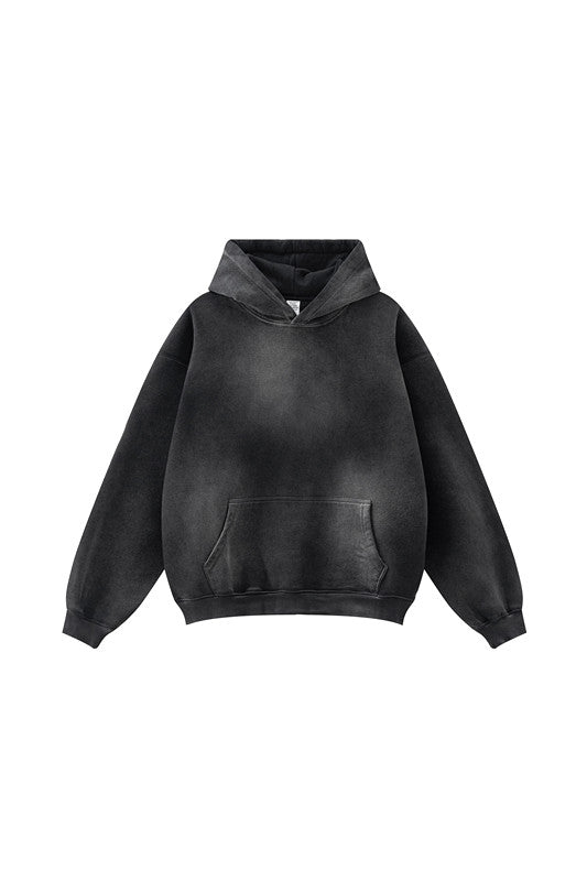 332GSM Gradient Sprayed Fleece Hoodie