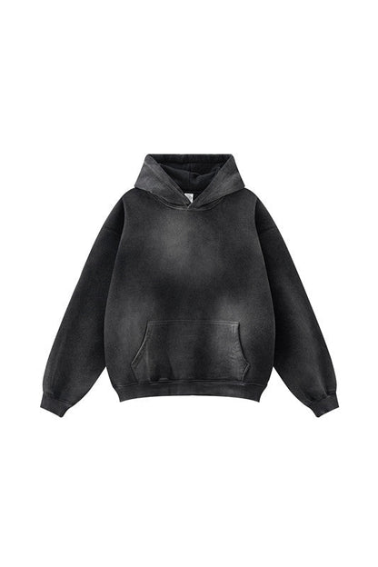 332GSM Gradient Sprayed Fleece Hoodie