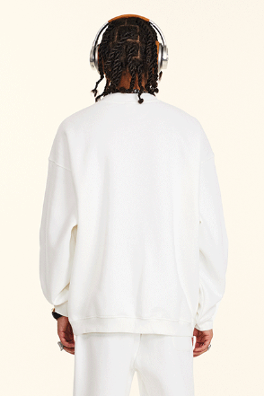 345GSM Fleece Solid Color Crew
