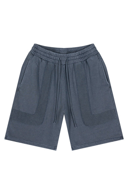 350GSM Washed Patchwork Short