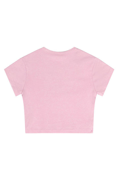 235GSM Pigment Dyed Crop Tee