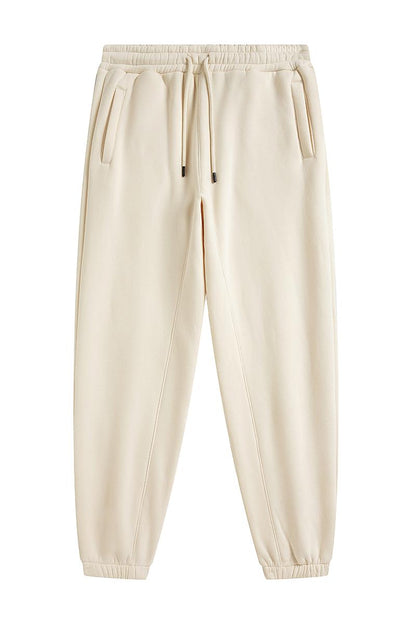 345G Fleece Solid Sweatpants