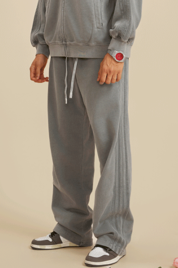 Stripe Side Washed Sweatpants