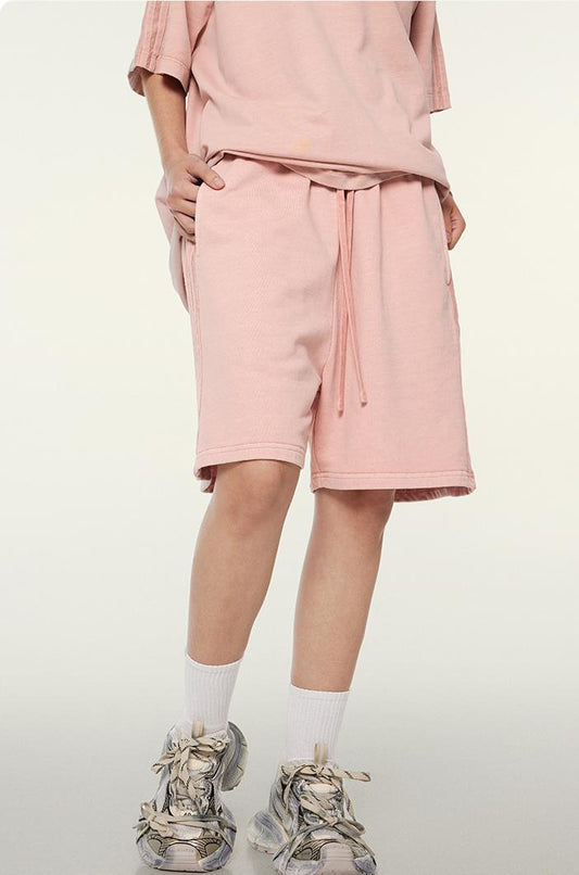 350GSM Pigment Dyed Side Stripe Short