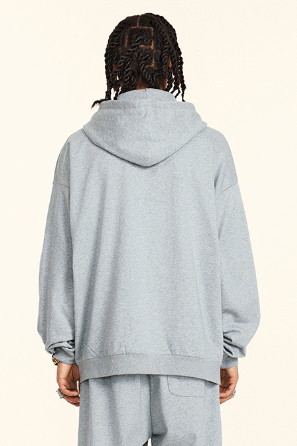 440GSM High Weight Solid Color Zipper Hoodie