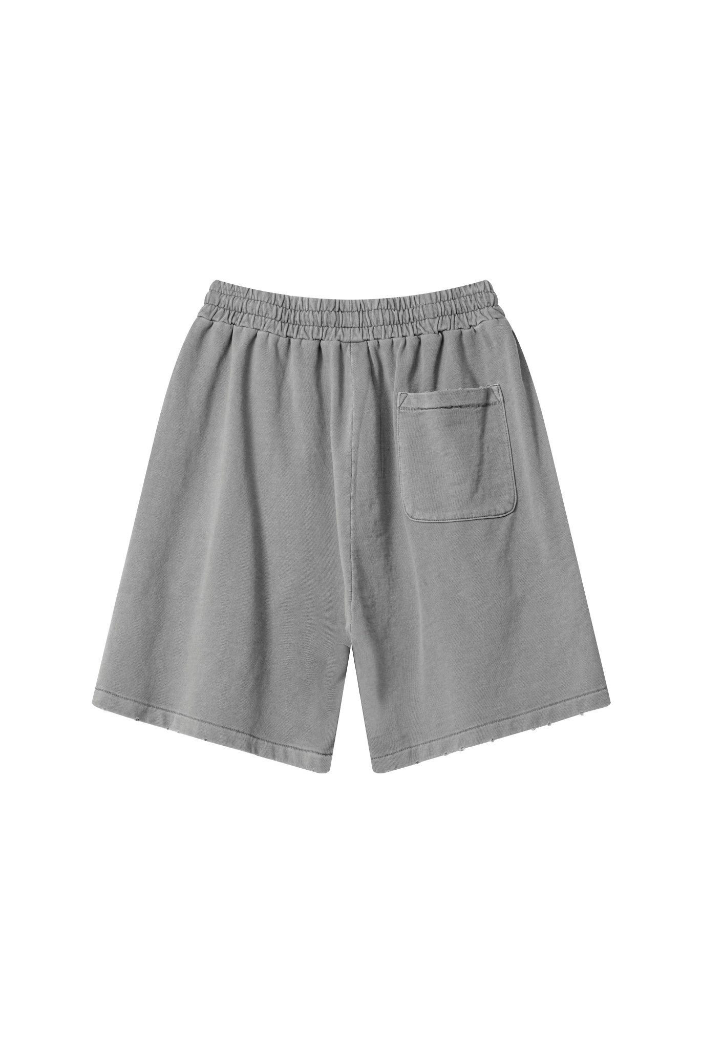 330GSM Pigment Dyed Distressed Short