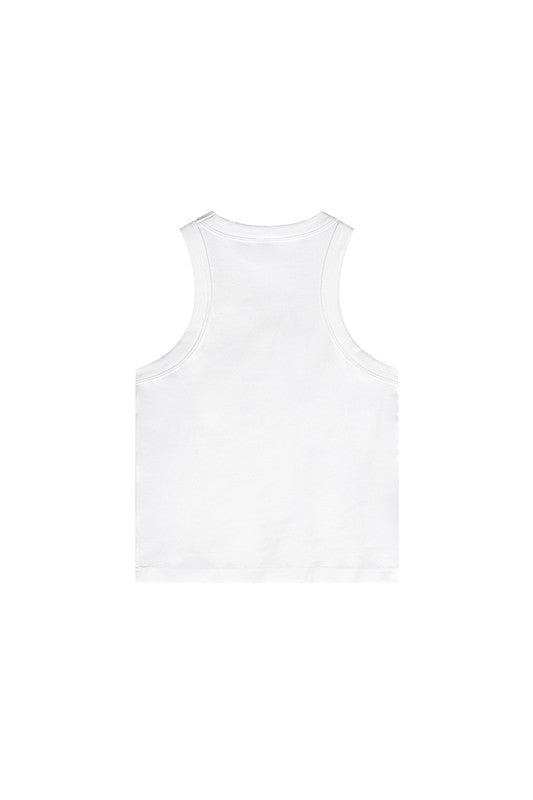 235GSM Washed Out Crop Vest