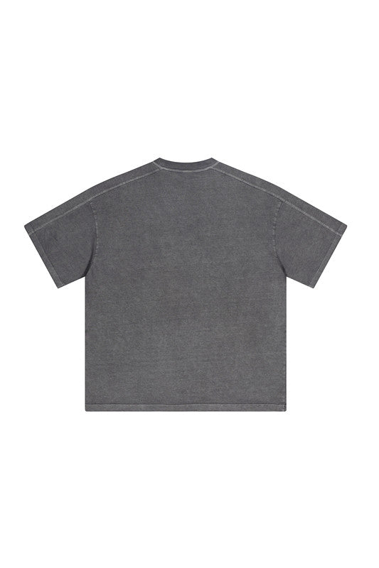310GSM Patchwork Washed Out Tee