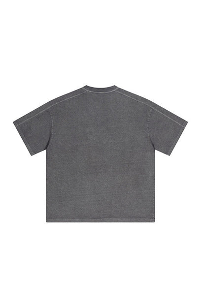 310GSM Patchwork Washed Out Tee