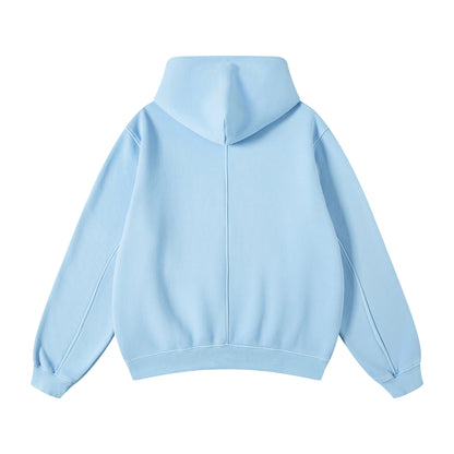 355G Washed Fleece Hoodie