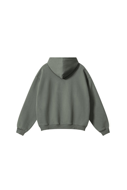 345GSM Fleece Solid Oversized Hoodie