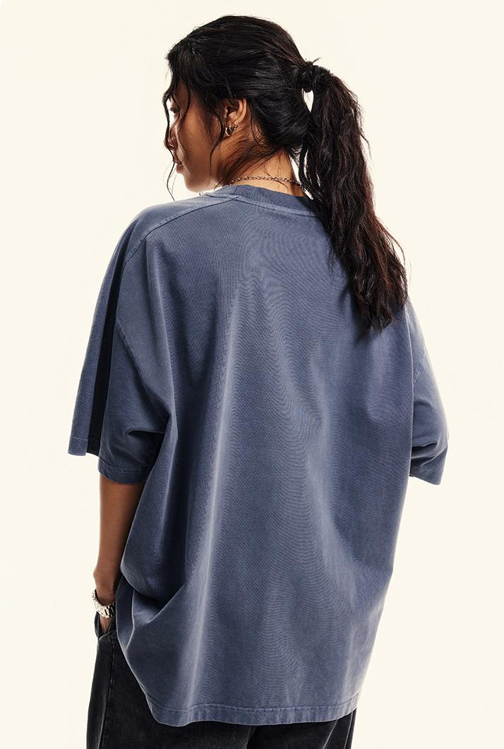 310GSM Patchwork Washed Out Tee