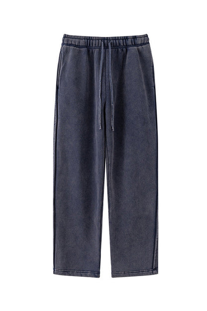 332GSM Pigment Dyed Washed Sweatpants