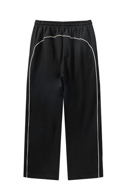 380GSM?Stripe Side Screen Printed Sweatpants
