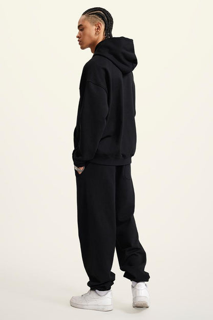 445G Solid Basic Hoodie