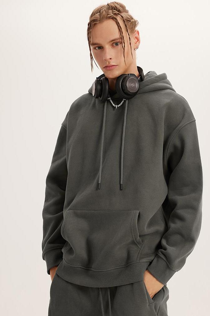 345G Basic Fleece Hoodie