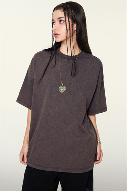 230GSM Distressed Washed Coolness Tee
