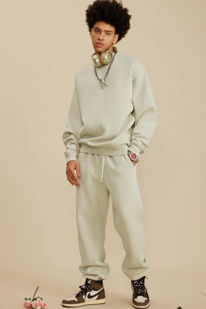 355G Washed Fleece Sweatpant
