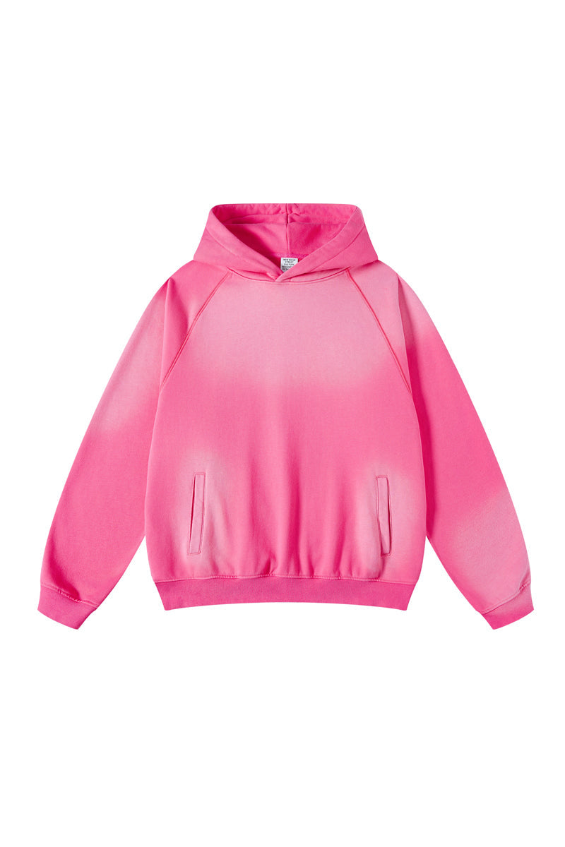 Fleece Gradient Washed Hoodie
