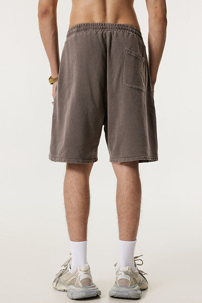 330GSM Pigment Dyed Distressed Short