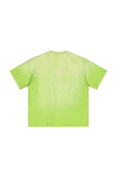 250GSM Distressed Washed Sun Fade Tee