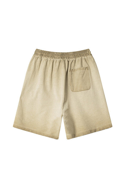 310GSM Gradient Washed Distressed Short