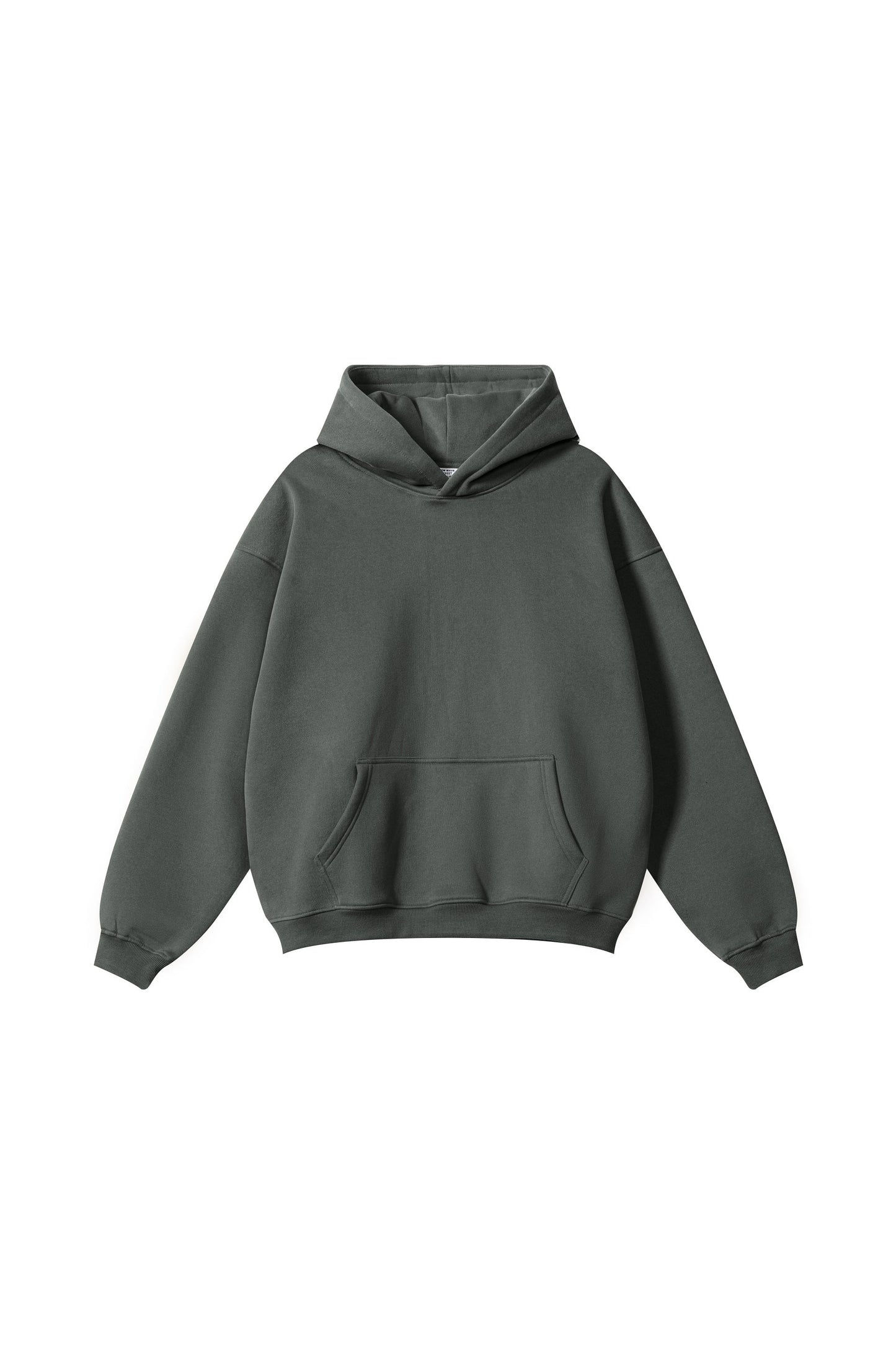 345GSM Fleece Solid Oversized Hoodie