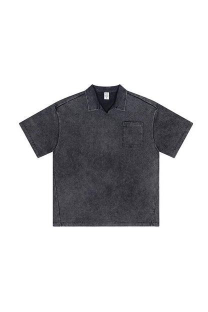 310GSM Washed Polo Tee