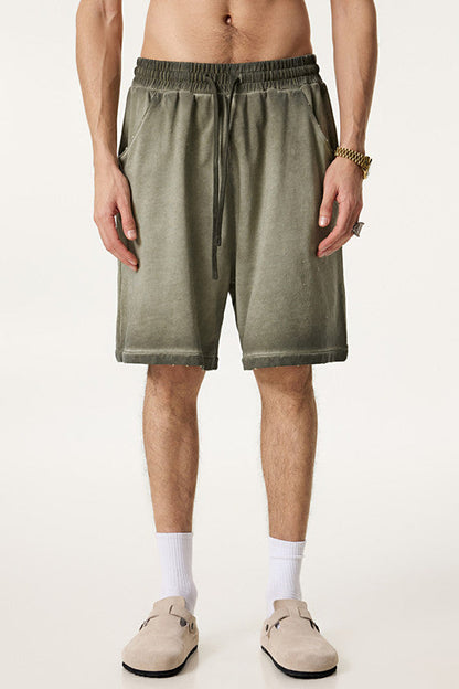 310GSM Gradient Washed Distressed Short