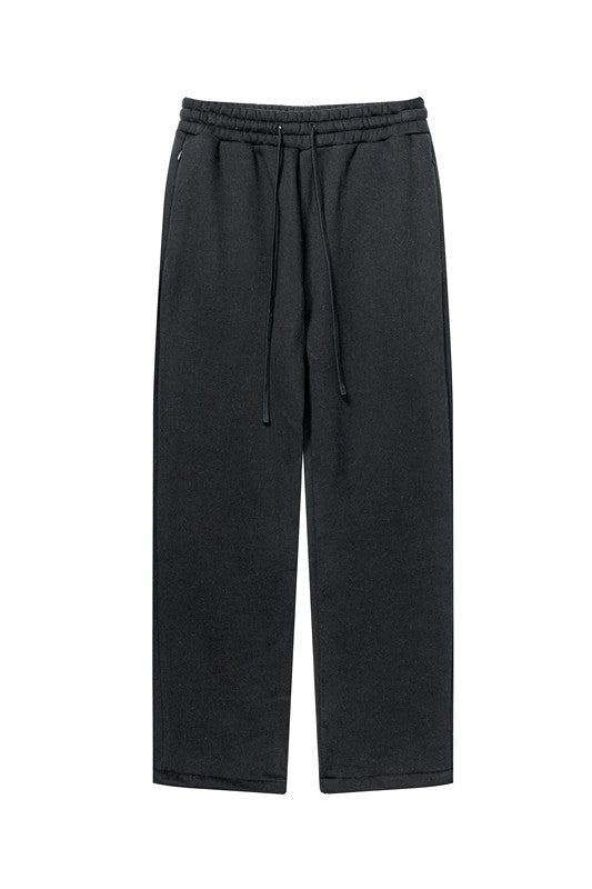 345GSM Relaxed Solid Color Fleece Sweatpants