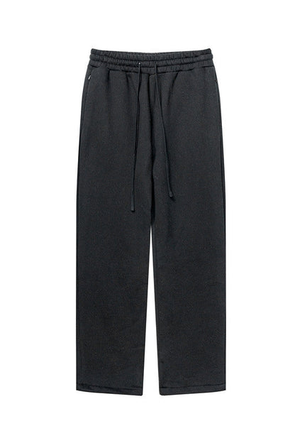 345GSM Relaxed Solid Color Fleece Sweatpants