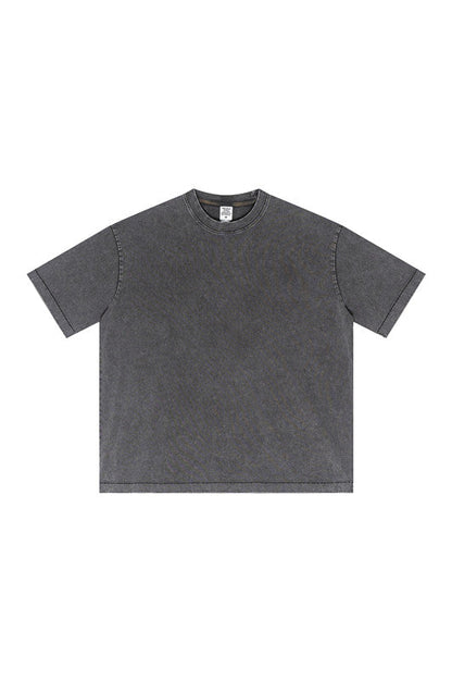 285GSM Pigment Dyed Washed Tee