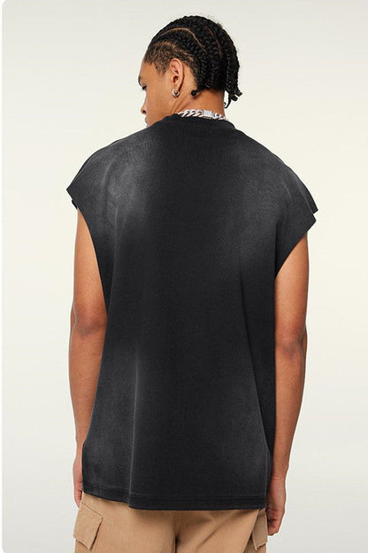 310GSM?Sun Fade Vintage Muscle Tee