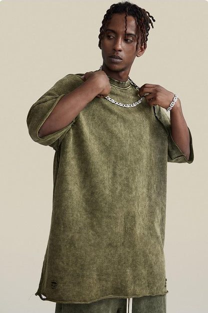 Washed Distressed Tee
