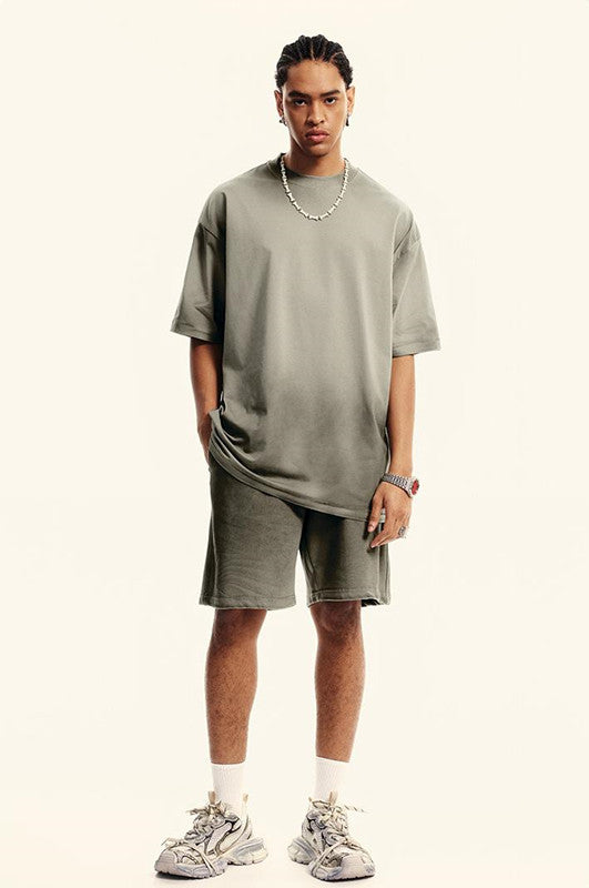 280GSM Washed Dirty Effect Short