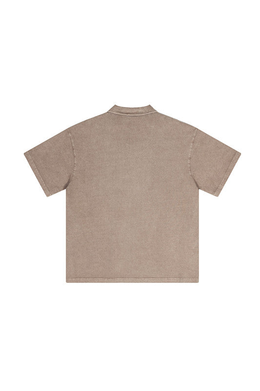 310GSM Washed Polo Tee