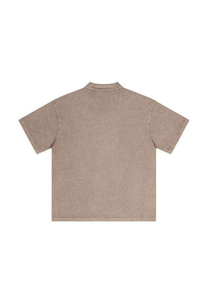 310GSM Washed Polo Tee