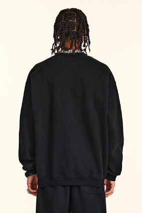 345GSM Fleece Solid Color Crew