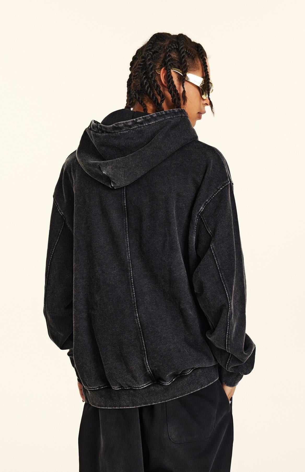 450GSM High Weight Washed Hoodie