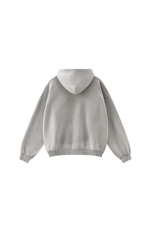 332GSM Gradient Sprayed Fleece Hoodie