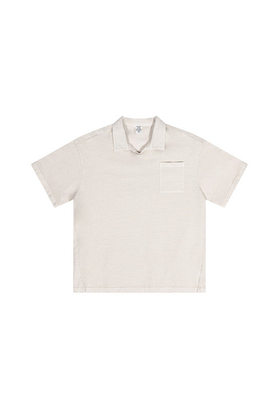 310GSM Washed Polo Tee