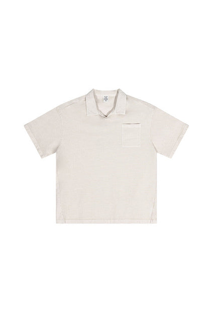 310GSM Washed Polo Tee