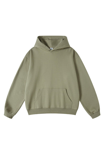 445G Solid Basic Hoodie