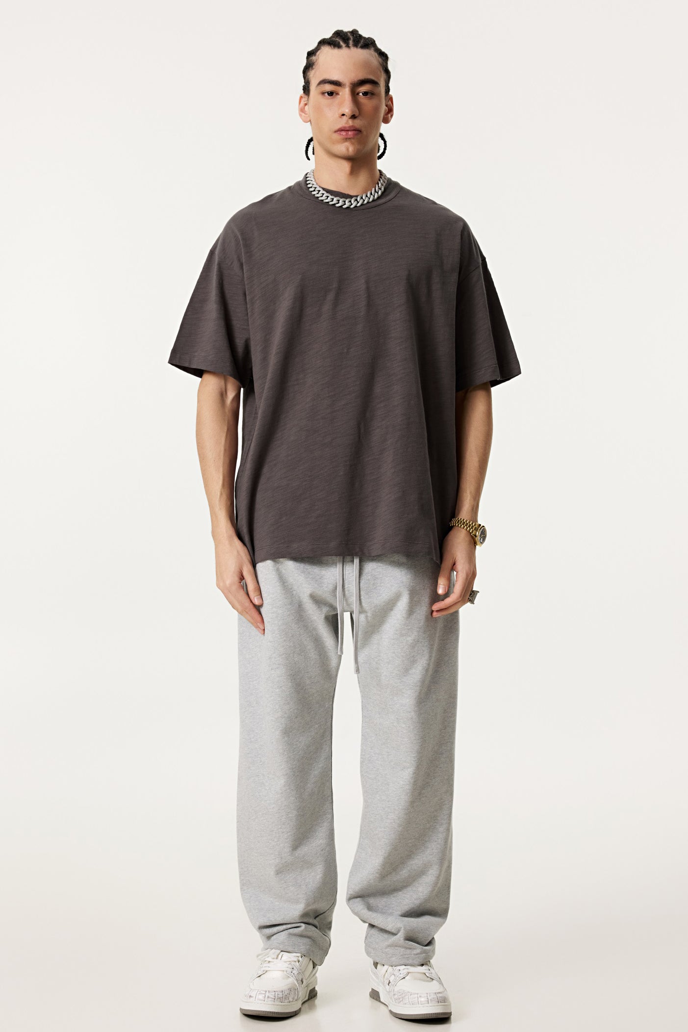 Slub Cotton 190GSM Solid Color Tee