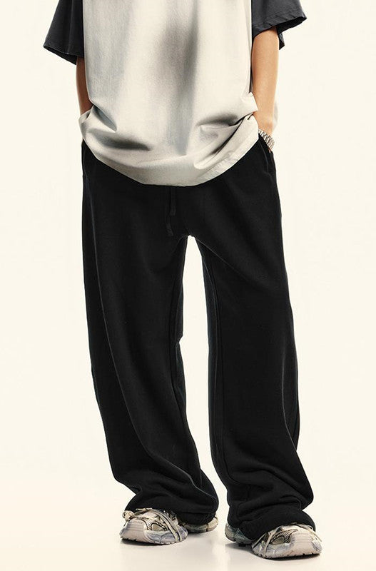 380GSM Washed Stripe Side Sweatpants