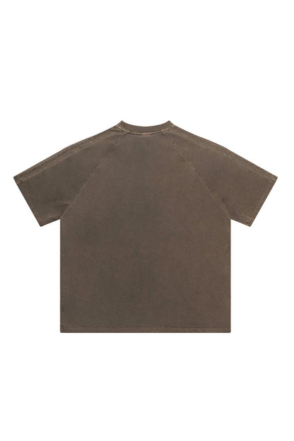 250GSM Pigment Dyed Side Stripe Tee