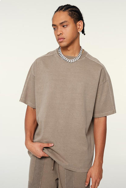 310GSM Patchwork Washed Out Tee